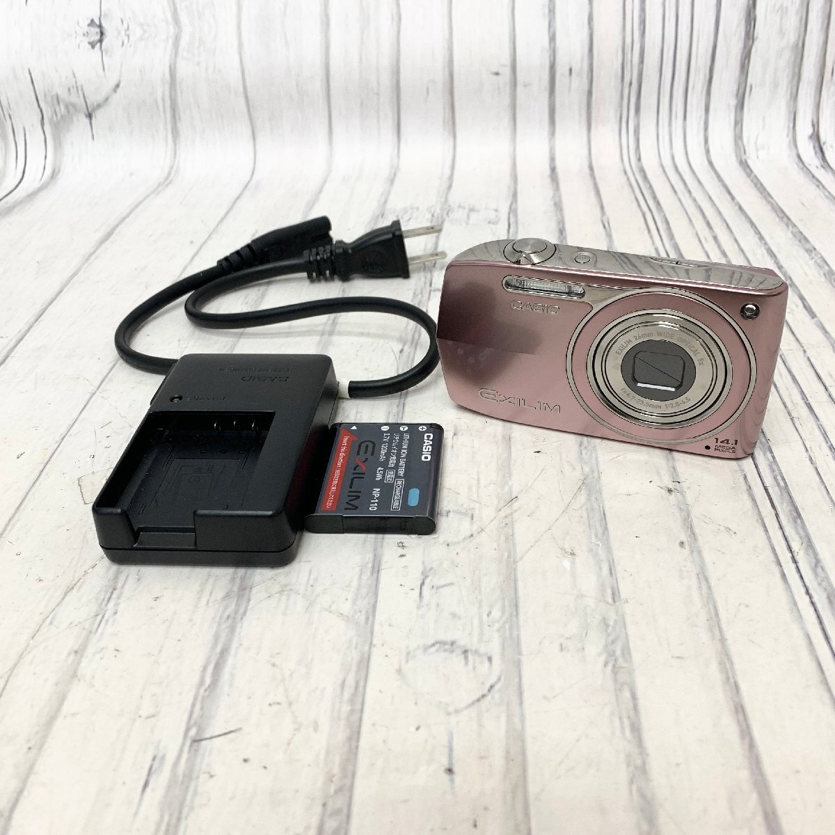 s001 動作品 CASIO カシオ EXILIM EX-Z2000 バッテリー 充電器 