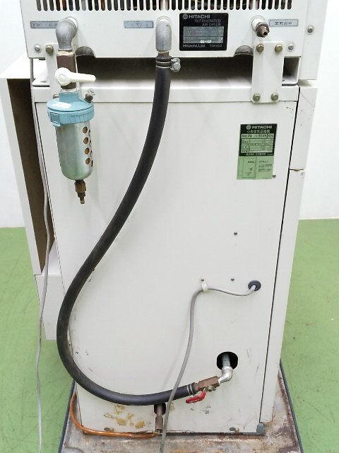 (1円スタート!) 日立 小形空気圧縮機 PB-1.5EA5 容量38L 50Hz ドライヤー(100V)併用 アワー4158h 三相200V 動作良好 A7156 日立 PB-1.5EA5 ベビコン 容量38L 小形空気圧縮機 1.5P-9.5VP5|通販・購入なら新興電機