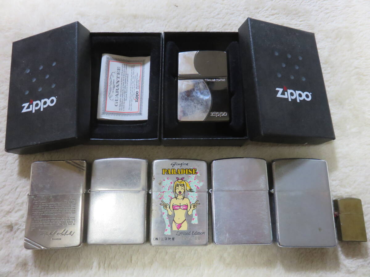 ZIPPO ジッポー ライター 6個 オイルライター 発火 名入れ zippo 6個 