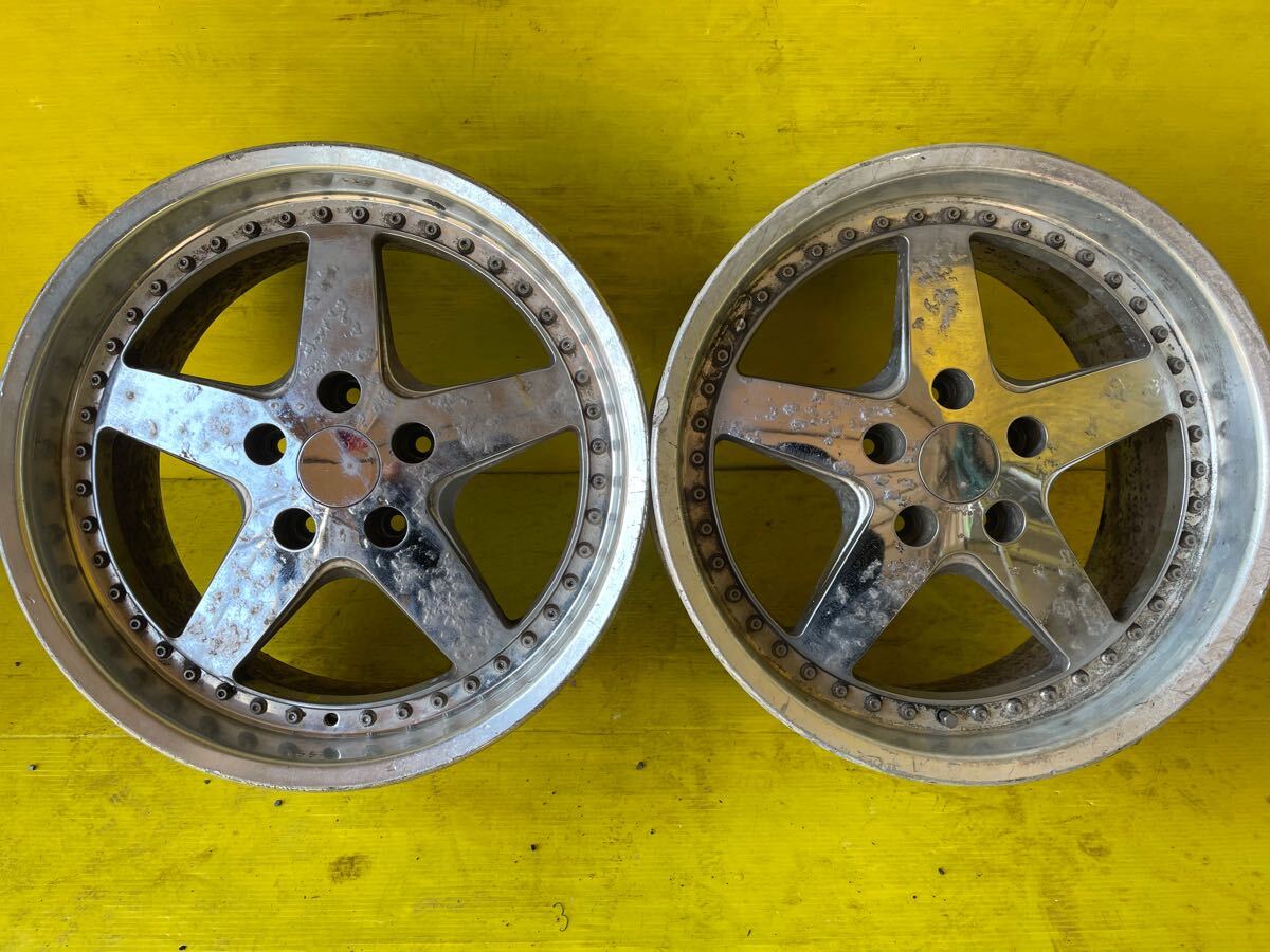 スーパースター 3Pホイール 2本【商品番号T3333】 17×9JJ ET+40 PCD114