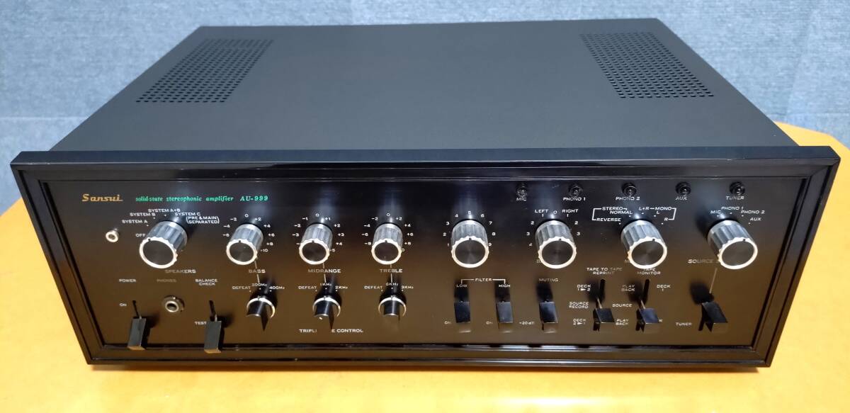 送料無料 SUNSUI サンスイ 山水 プリメインアンプ AU-999 オーディオ 