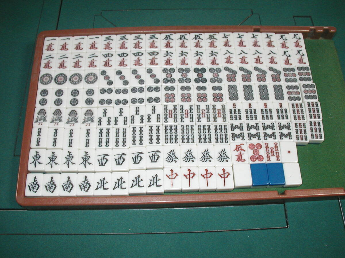 アモスアルテマ 麻雀牌 中古140枚セット 青色 2026年最新Yahoo