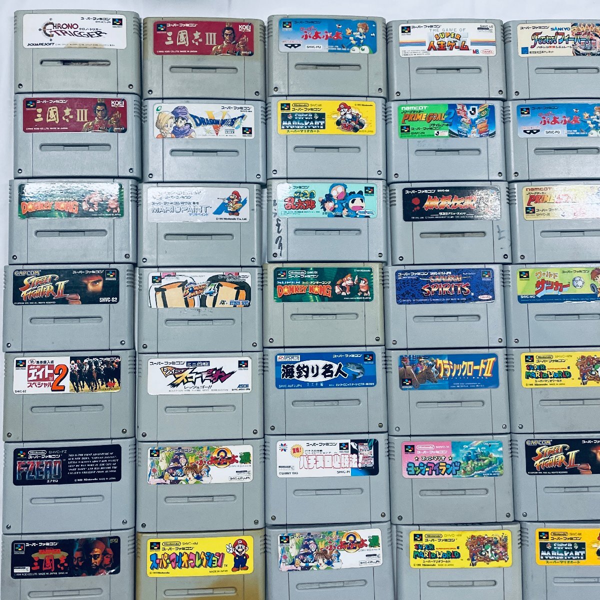1円出品 SFC スーパーファミコン 150点 まとめ セット ソフトのみ 動作未確認　ジャンク品_2