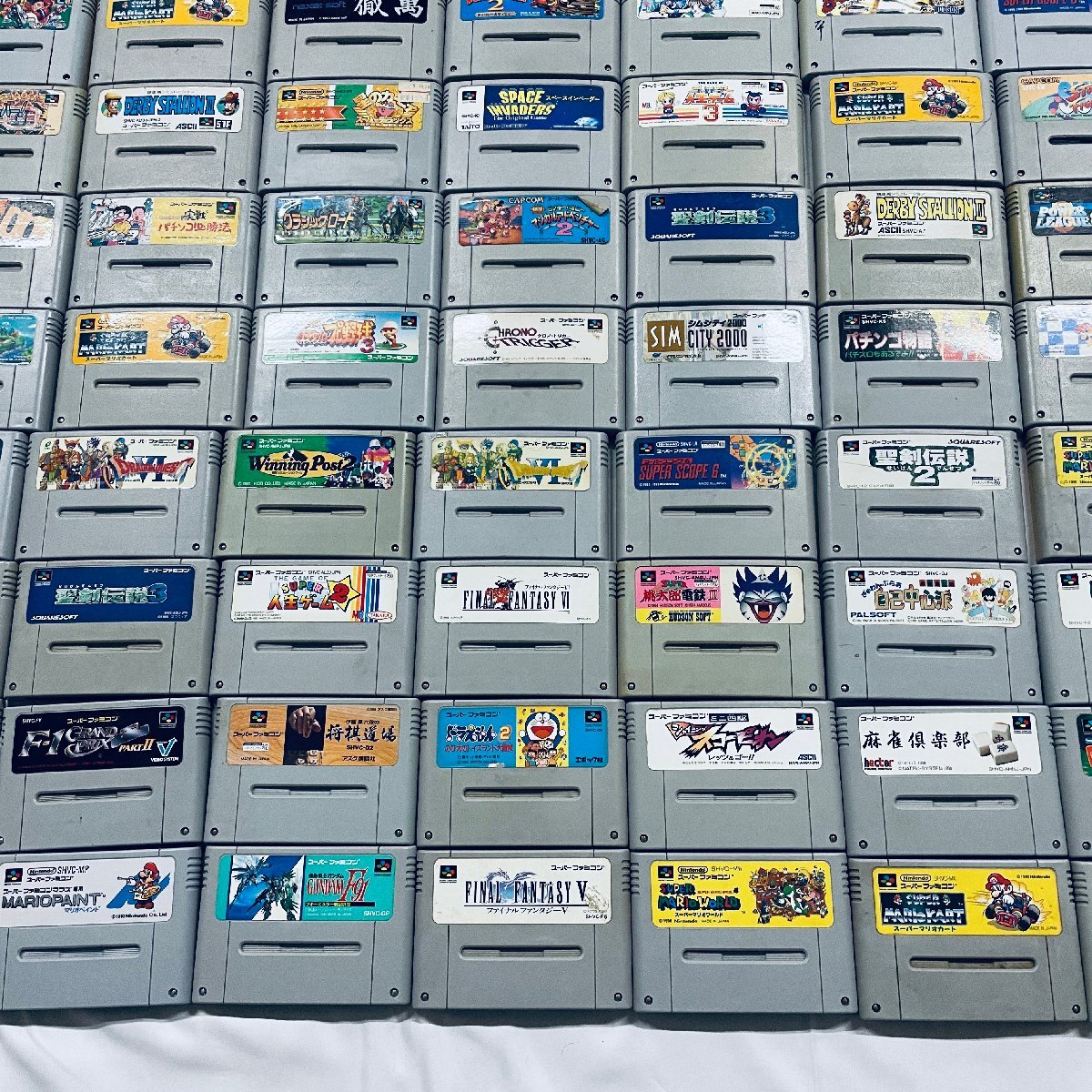 1円出品 SFC スーパーファミコン 150点 まとめ セット ソフトのみ 動作未確認　ジャンク品_9