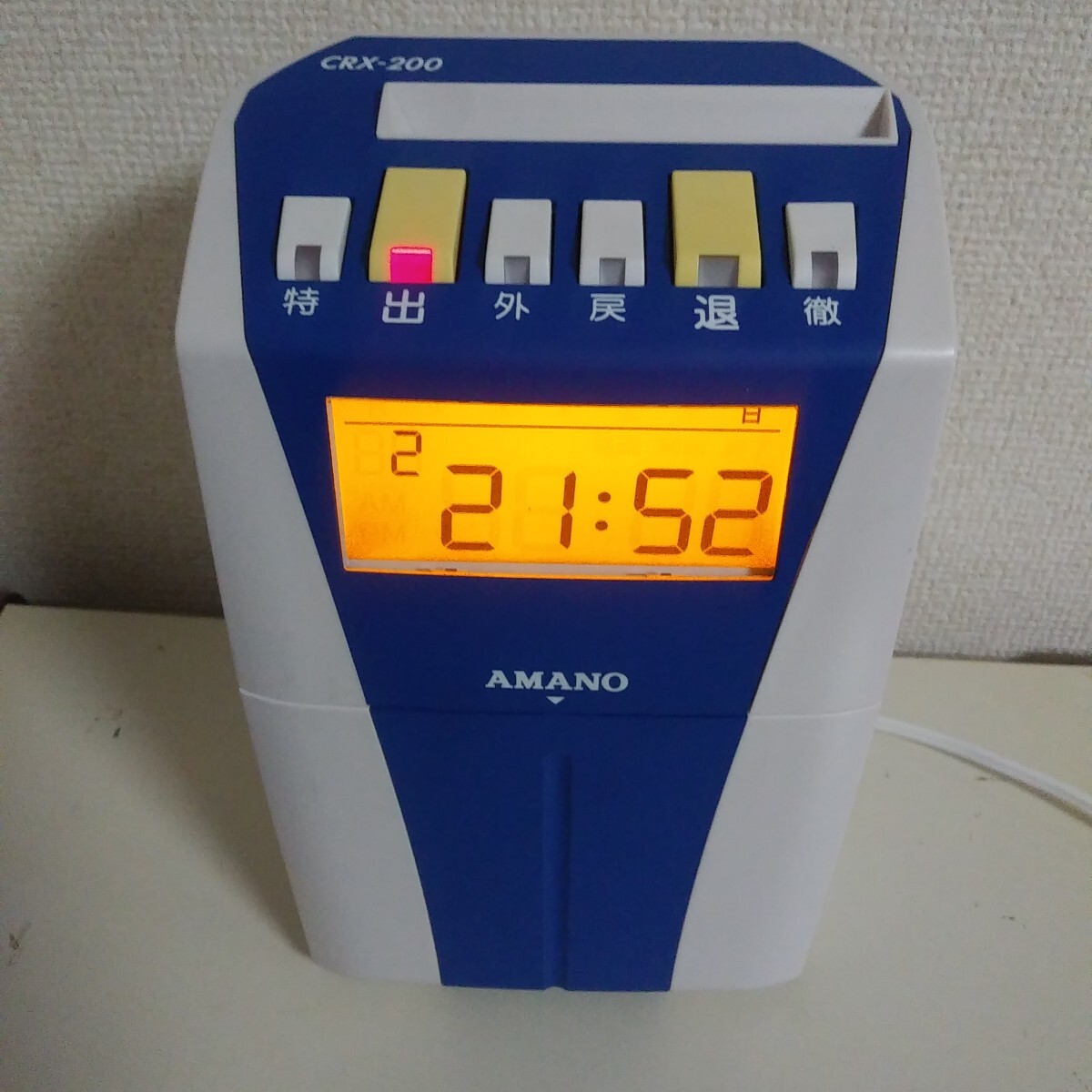 アマノ タイムカード CRX-200 動作未確認ジャンク アマノ（AMANO）公式