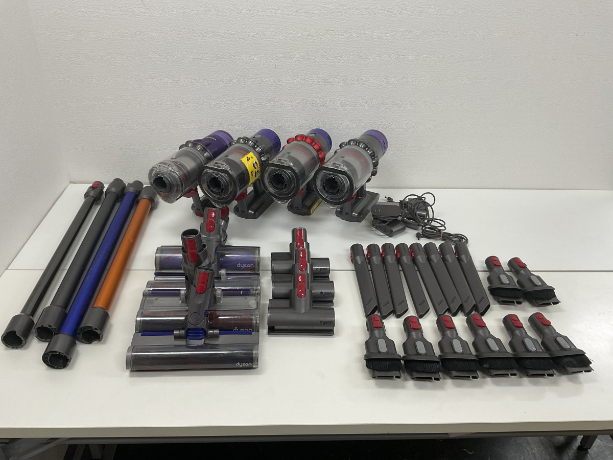 J231】ジャンク品 dyson SV12/SV14/SV18 4台 動作確認・簡易清掃済み 