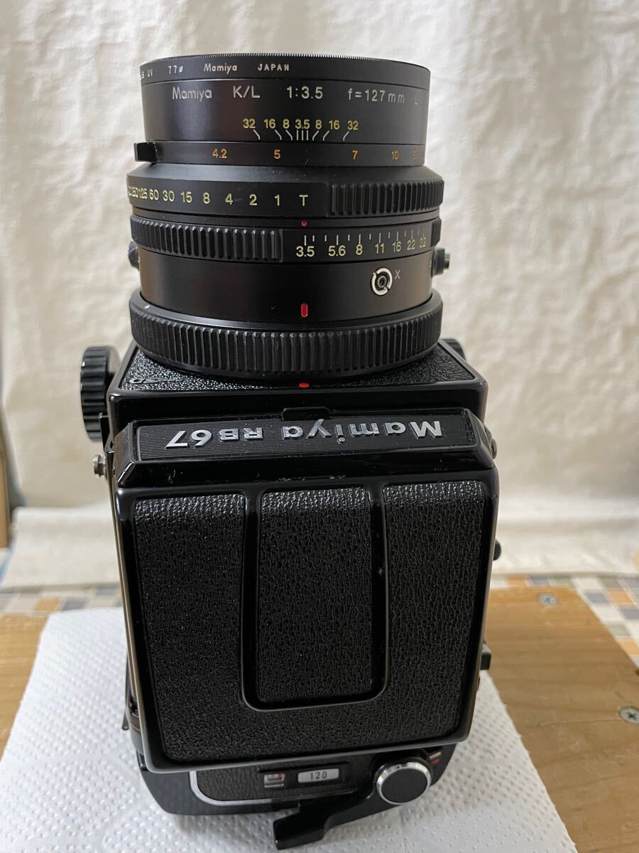 Mamiya RB67 127mm Pro K⁄L Lens SD KL f⁄3.5 L Camera with