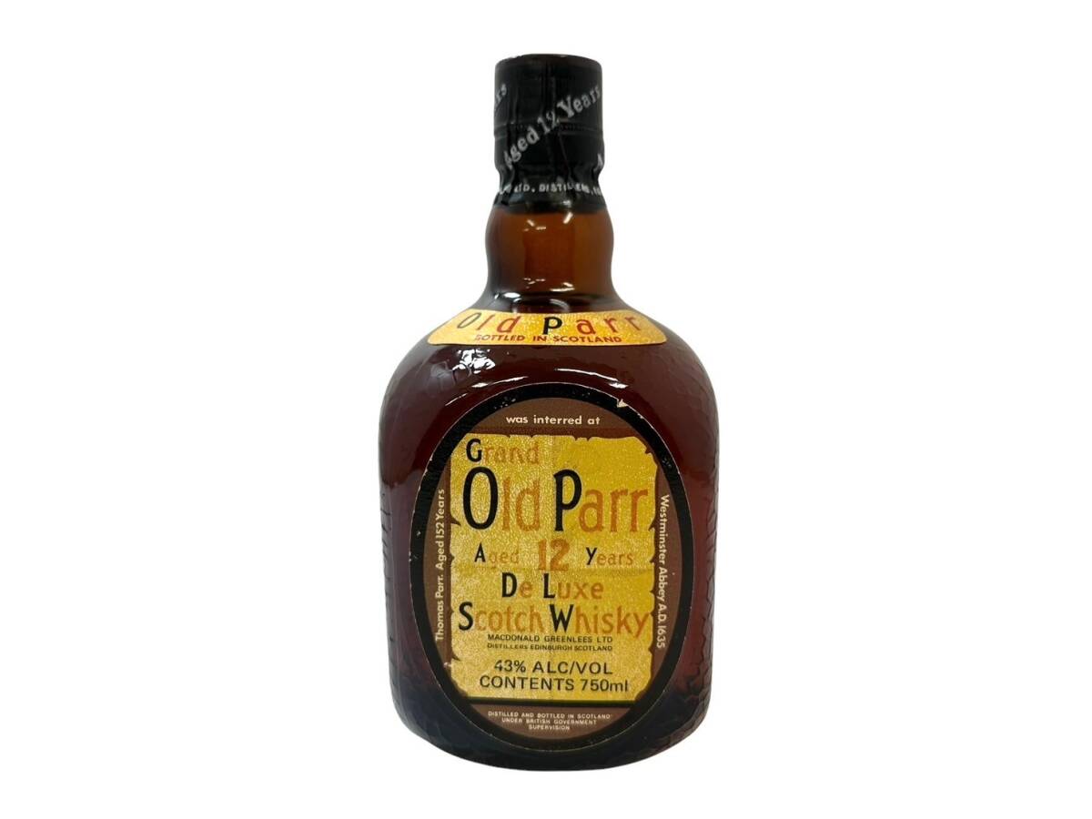 【未開栓/ウイスキーおまとめ4本】Grand Old Parr/グランド オールドパー 12年 De Luxe デラックス スコッチ 750～1000ml 43％ 古酒_2