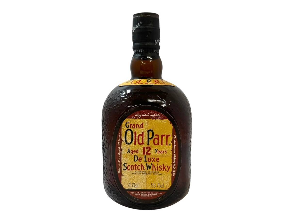 【未開栓/ウイスキーおまとめ4本】Grand Old Parr/グランド オールドパー 12年 De Luxe デラックス スコッチ 750～1000ml 43％ 古酒_4