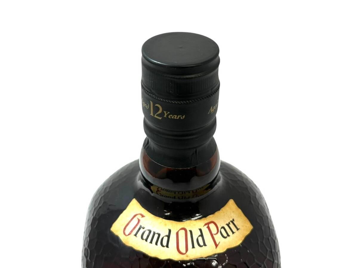 【未開栓/ウイスキーおまとめ4本】Grand Old Parr/グランド オールドパー 12年 De Luxe デラックス スコッチ 750～1000ml 43％ 古酒_7
