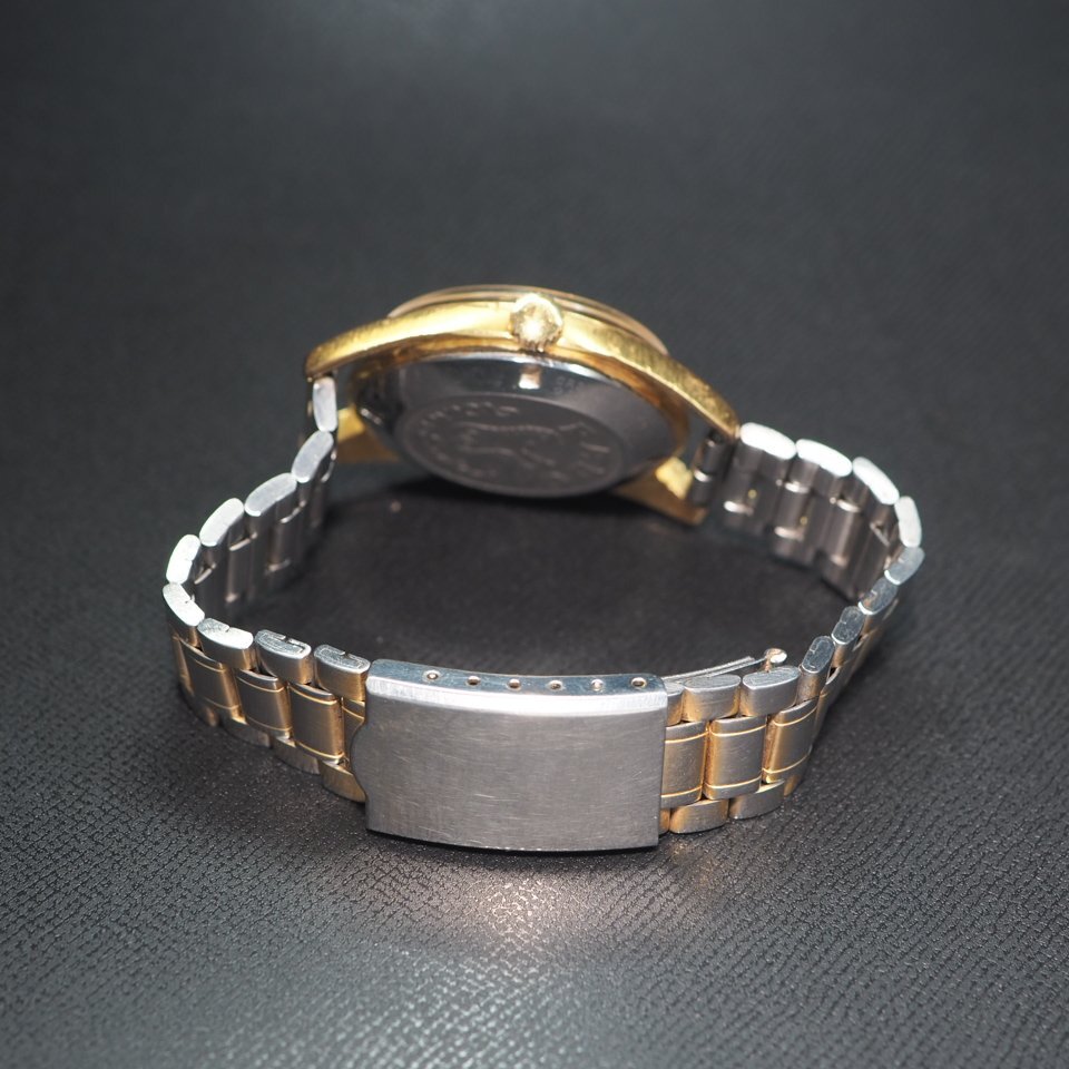 1～円【希少 赤文字カレンダー 機械式】RADO ラドー Golden Horse
