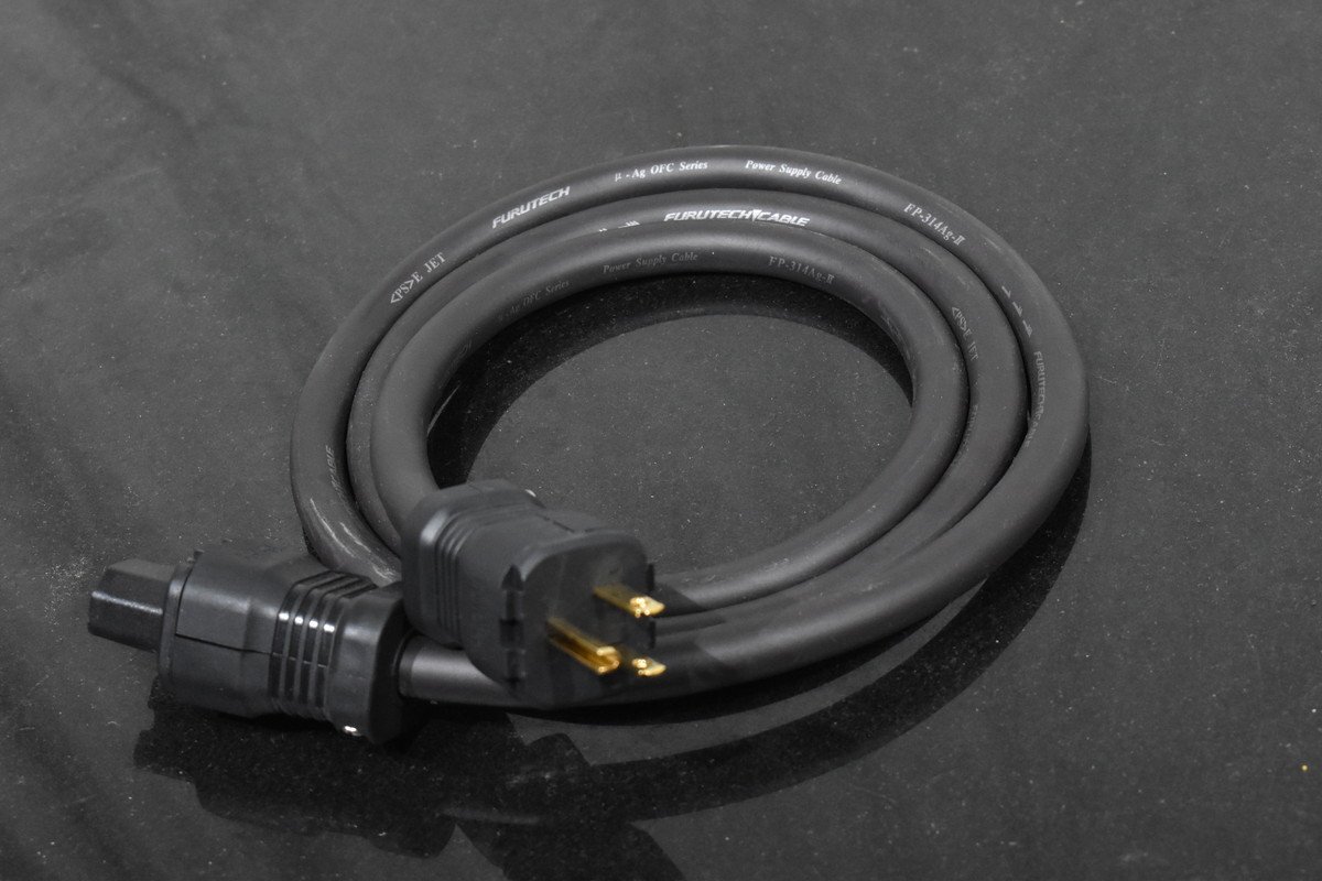 C】FURUTECH FP-314Ag-II 電源ケーブル 1.4m フルテック 3030823