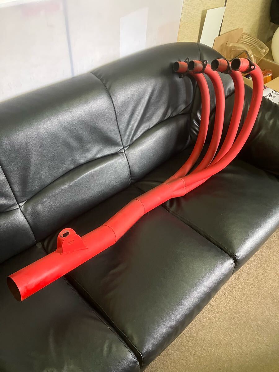 Z1 Z2ショート管 耐熱塗装赤(マフラー関連パーツ（社外）)｜売買された
