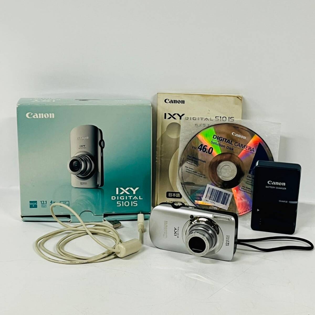 Canon IXY 1円~通電のみ確認キャノン DIGITAL 1円 オールドデジカメの 