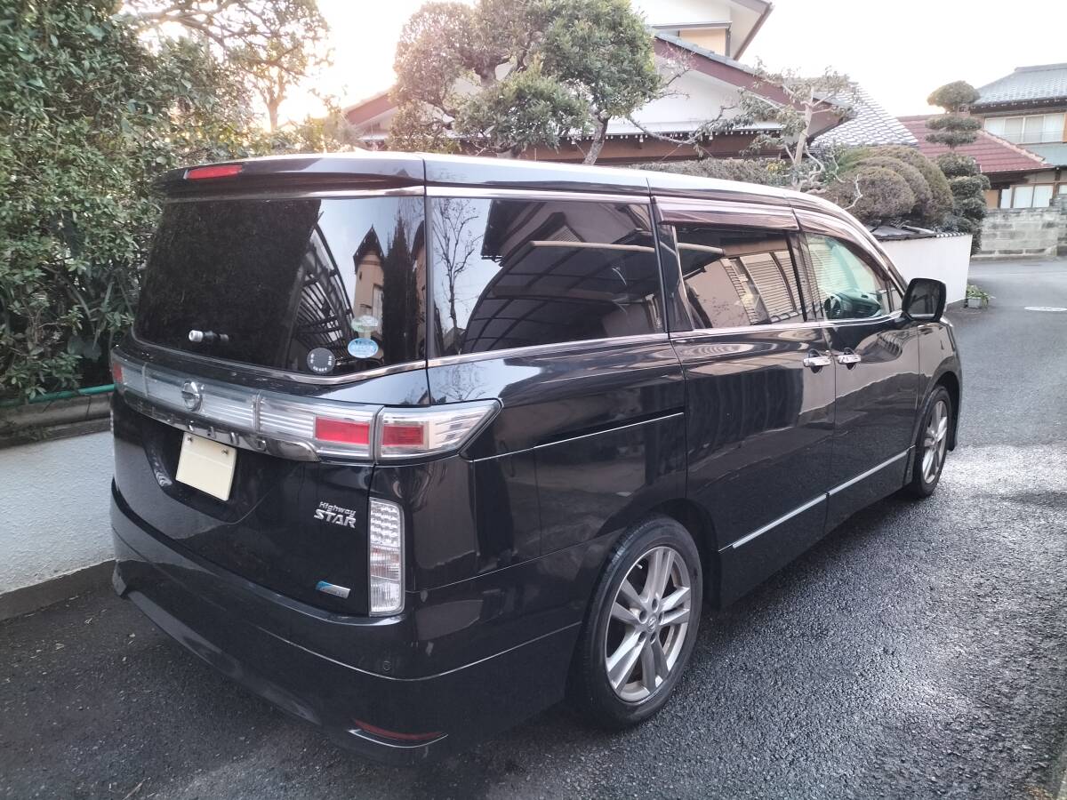 格安!エルグランド HWS 予備検付 左パワスラ ナビ 地デジ バックカメラ ドラレコ フリップダウンモニター ETC クルコンスマキー_3