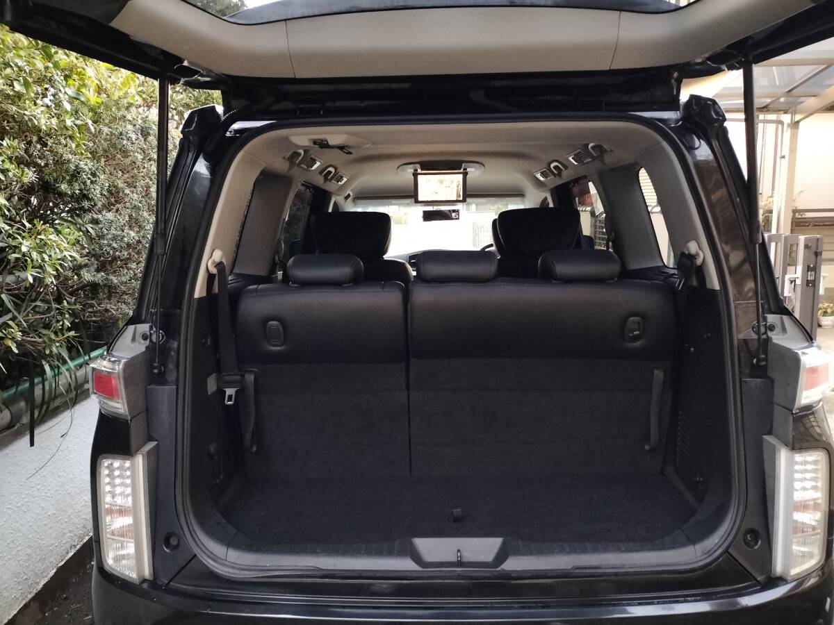 格安!エルグランド HWS 予備検付 左パワスラ ナビ 地デジ バックカメラ ドラレコ フリップダウンモニター ETC クルコンスマキー_9