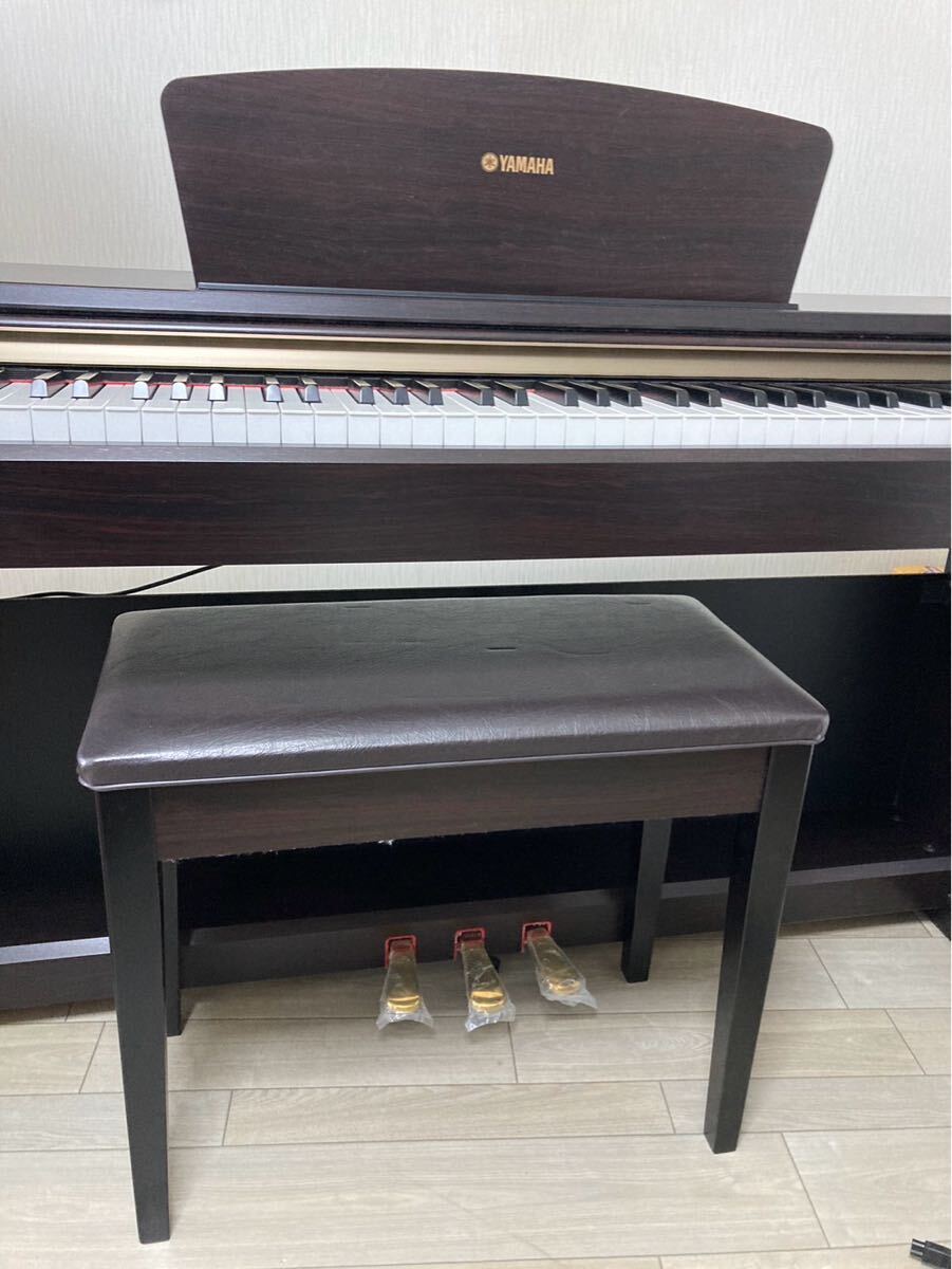 【美品・動作確認済み】YAMAHA YDP-123 電子ピアノ 椅子付き YAMAHA 電子ピアノ 88鍵 椅子付 Yamaha YDP-123 2004年製 ダークウッド