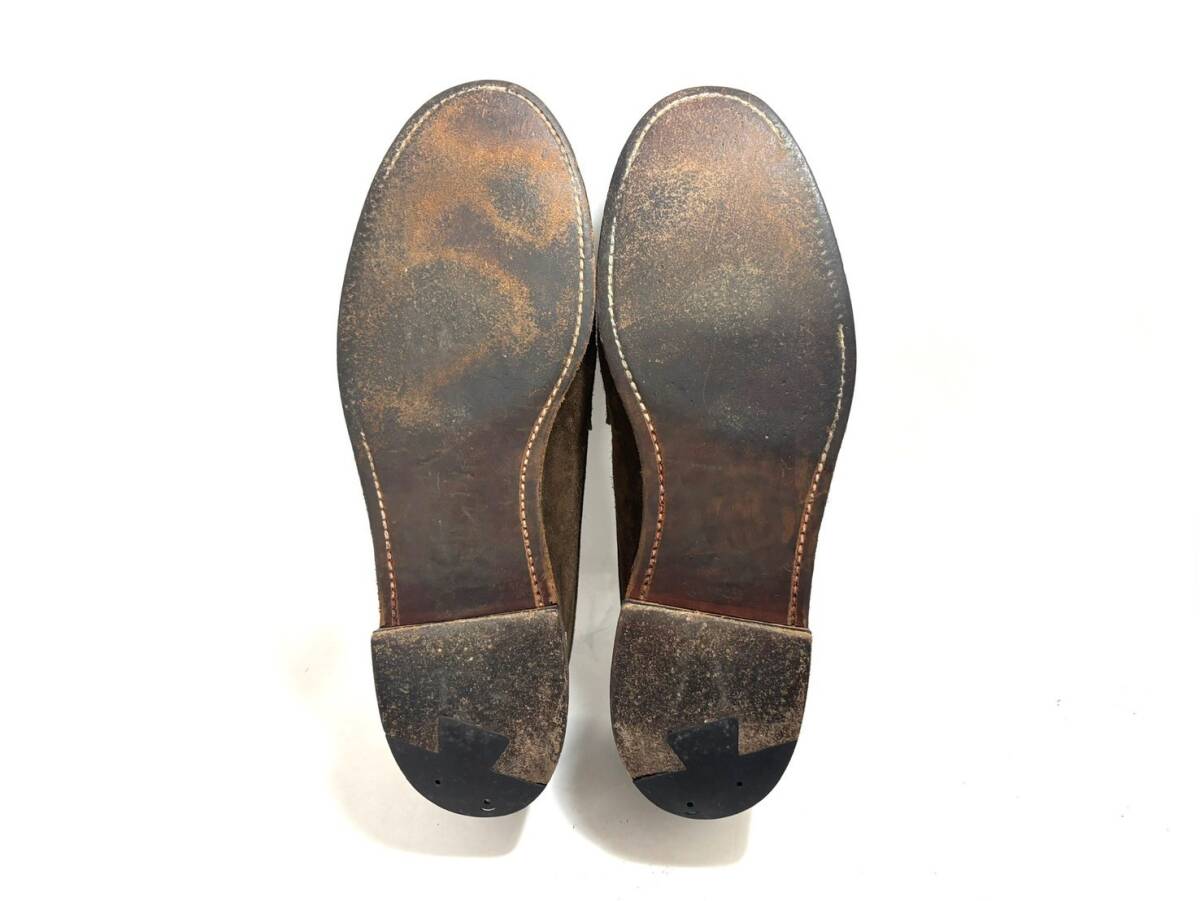 Alden/オールデン 62457 コインローファー 8.5D 26.5cm スエード 