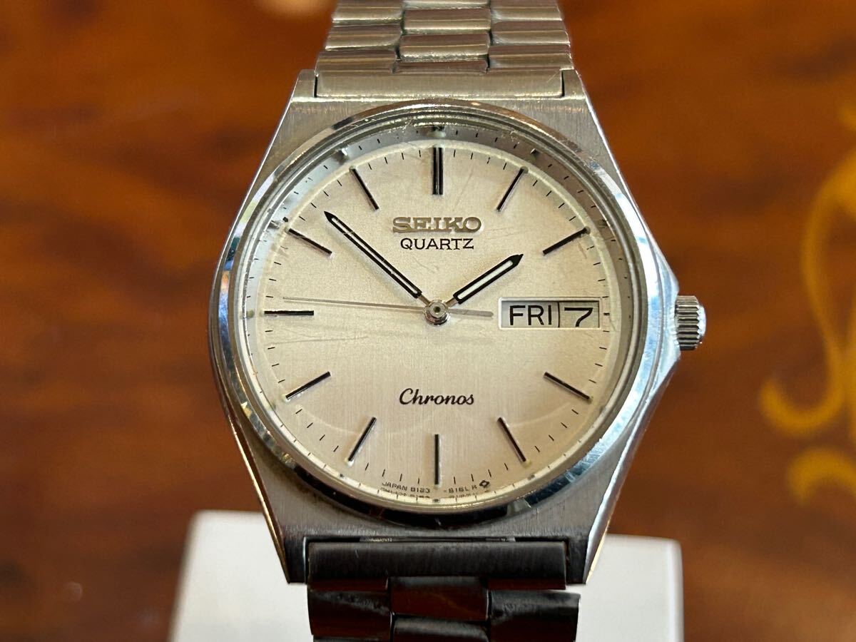 在庫有り送料無料 【稼働品】 SEIKO セイコー クォーツ デイデイト機能 