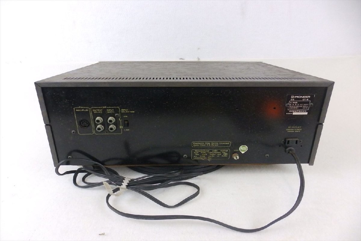 名機Pioneer CT-970 カセットデッキ パイオニア ジャンク ジャンク品 PIONEER パイオニア カセットデッキ CT-970 公式通販