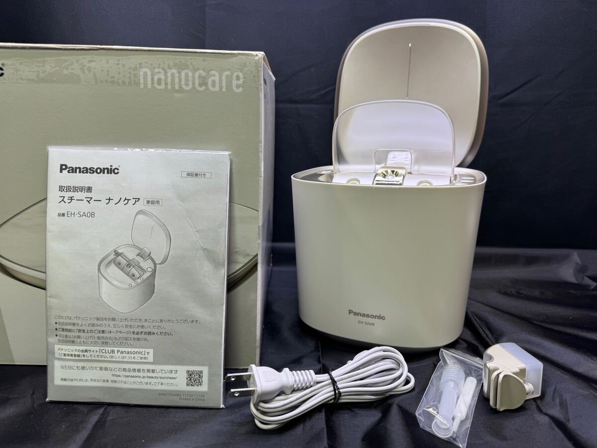 美品 Panasonic EH-SA0B パナソニック ナノケア スチーマー 美顔器 