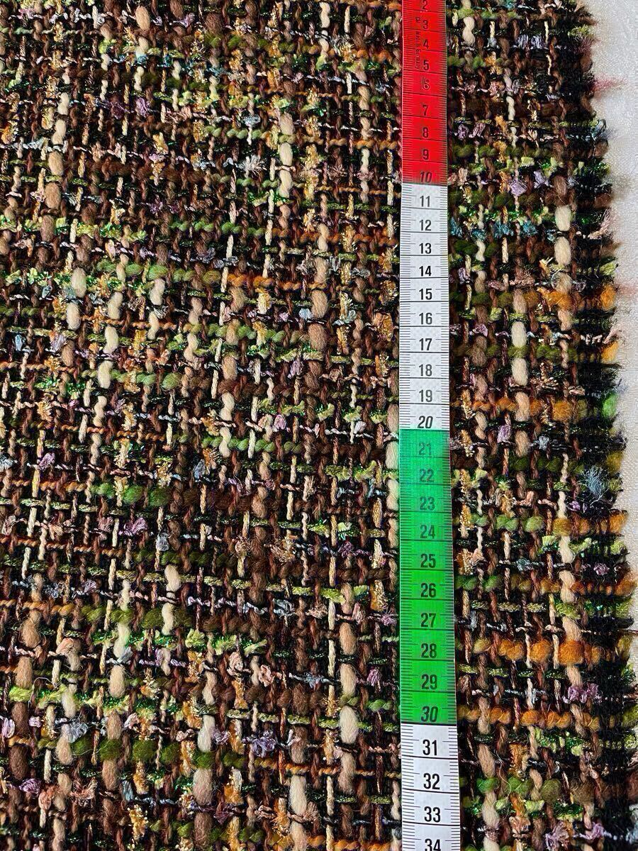 ☆SALE☆フランス製 TOURNIER 毛67 緑 150×200 ツイード 【公式通販】