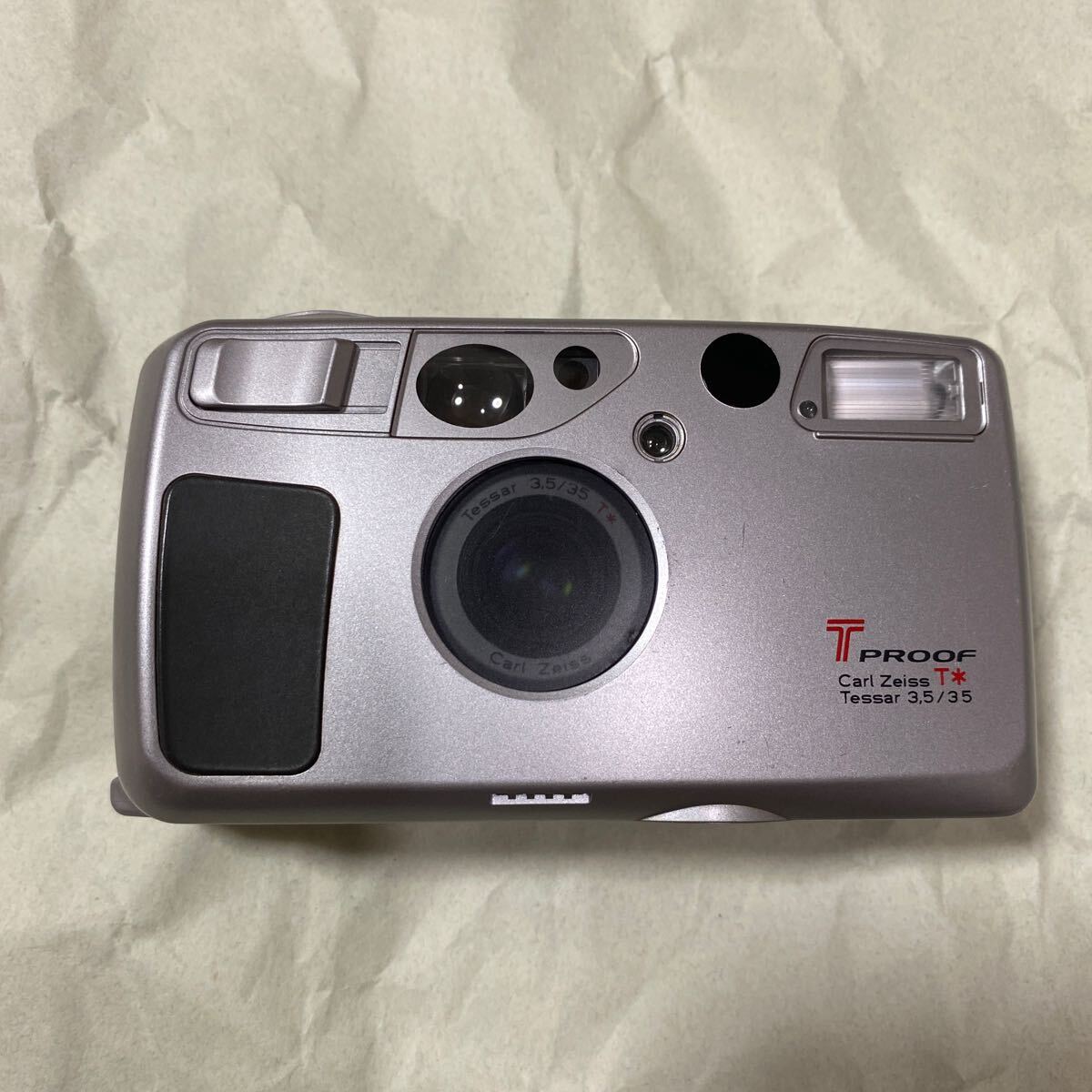 KYOCERA T PROOF 京セラ Carl Zeiss Tessar コンパクトフィルムカメラ