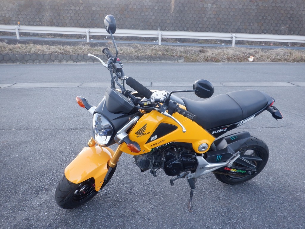 グロム　JC61　1型　書類・鍵付き　実働　ベース車⑤　格安　売り切り　黄_1