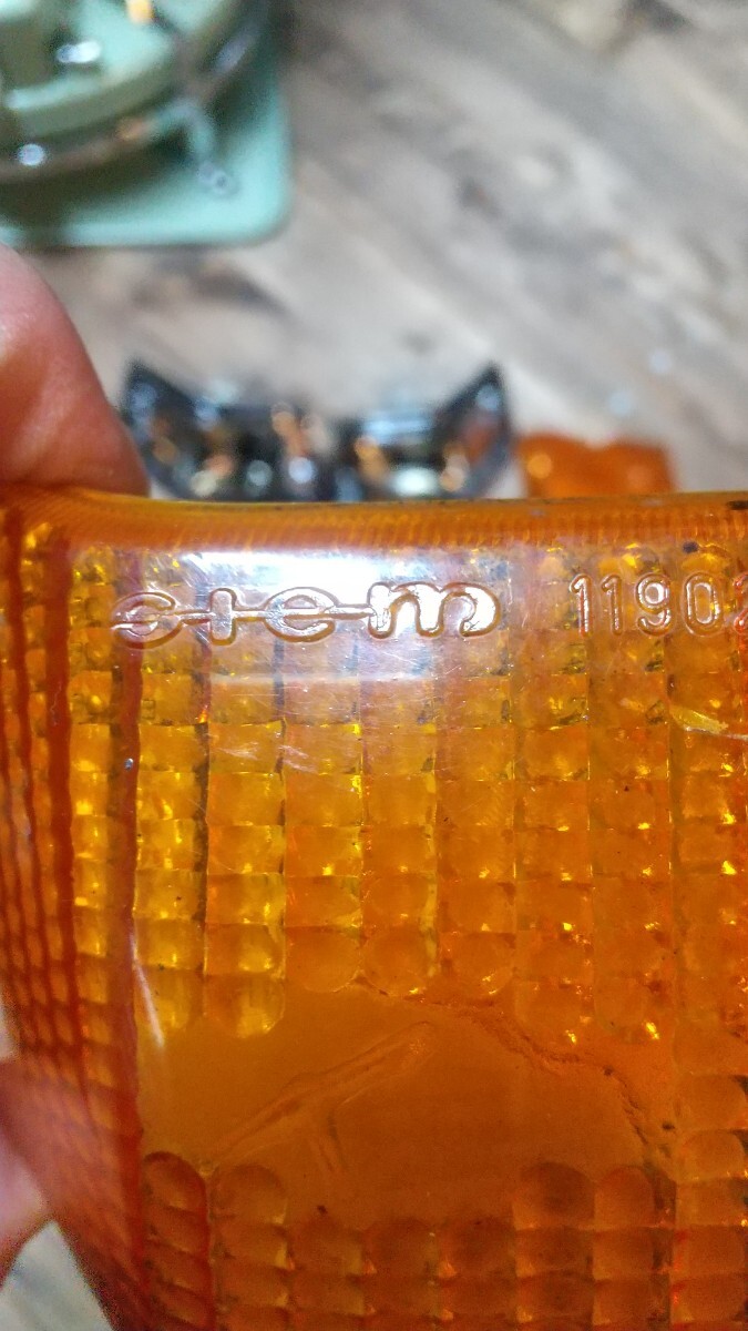 ベスパ、Vespa、VESPA Ｐシリーズ用 中古ウィンカーレンズ メーカー色々セット_2