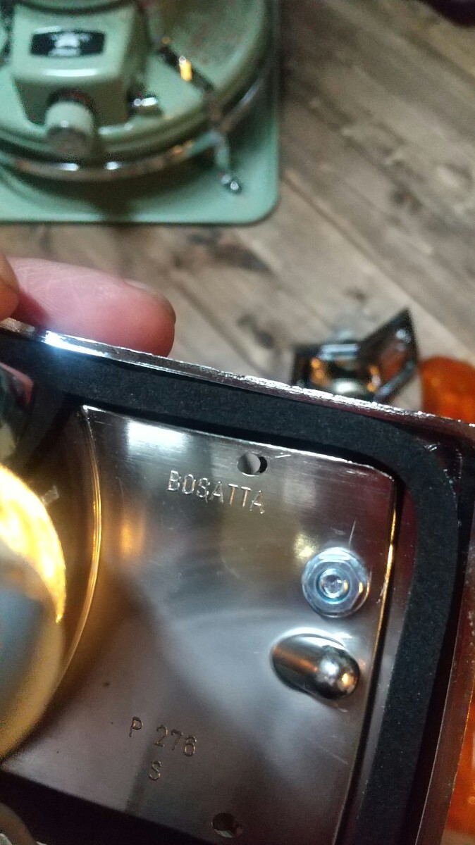 ベスパ、Vespa、VESPA Ｐシリーズ用 中古ウィンカーレンズ メーカー色々セット_4