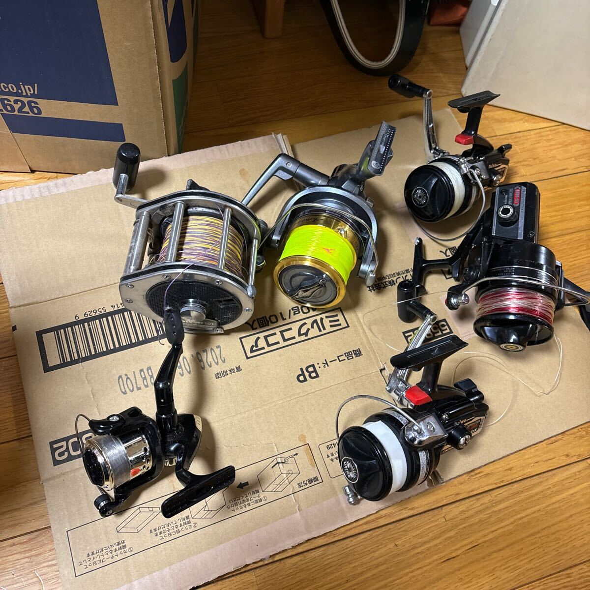 RYOBI ADVenture 101/ シマノactivecast 1060/ DaiwaGS-5000/daiwa ST-1300 Dx(2点)power spin gx-1000 まとめて6点セット リール_1
