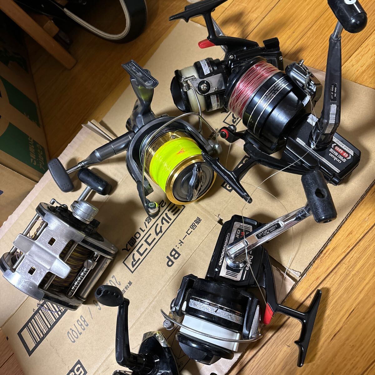 RYOBI ADVenture 101/ シマノactivecast 1060/ DaiwaGS-5000/daiwa ST-1300 Dx(2点)power spin gx-1000 まとめて6点セット リール_10