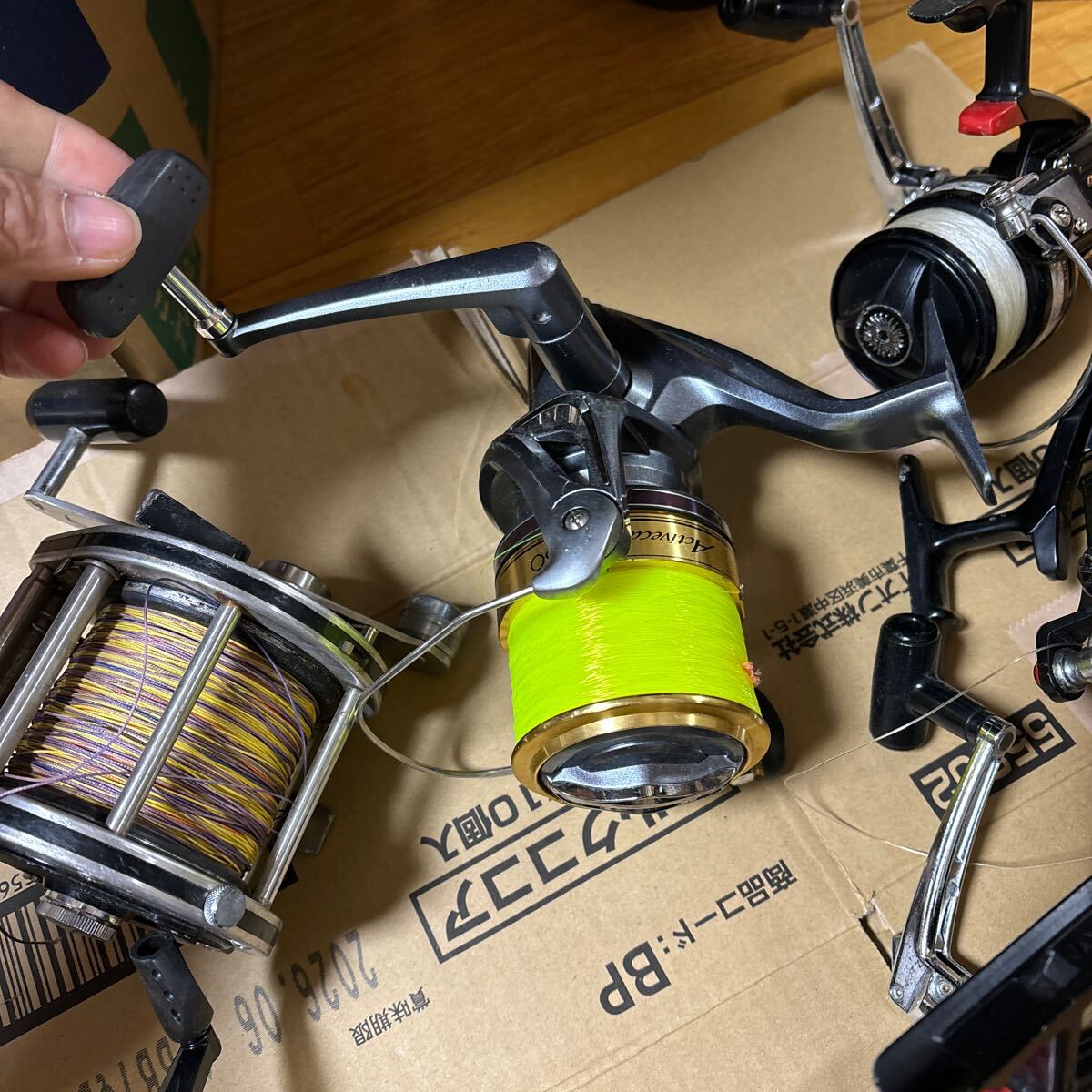 RYOBI ADVenture 101/ シマノactivecast 1060/ DaiwaGS-5000/daiwa ST-1300 Dx(2点)power spin gx-1000 まとめて6点セット リール_3