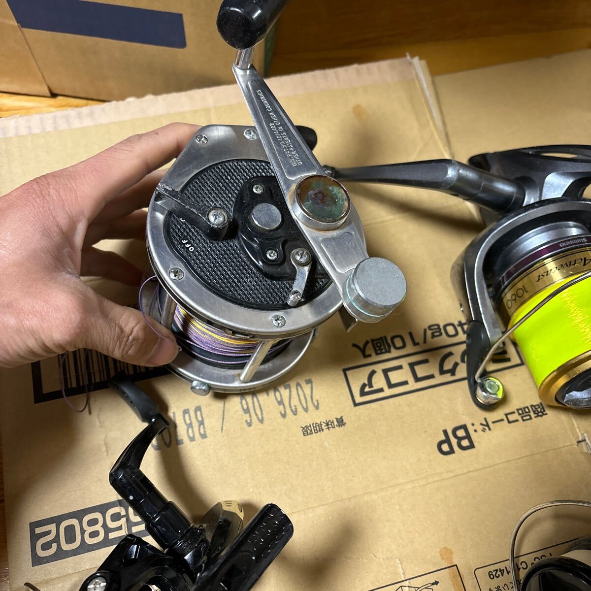 RYOBI ADVenture 101/ シマノactivecast 1060/ DaiwaGS-5000/daiwa ST-1300 Dx(2点)power spin gx-1000 まとめて6点セット リール_5