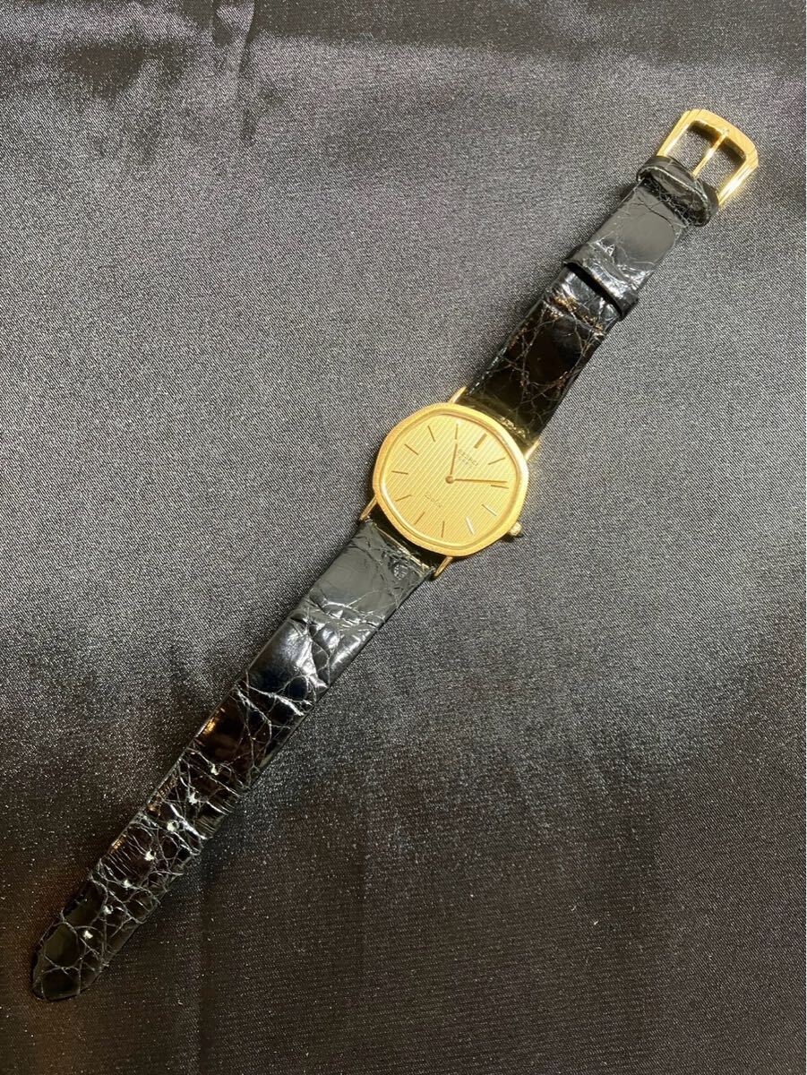 E/2014 セイコー ドルチェ 14Kベゼル ゴールド SEIKO Dolce 稼動品 腕時計_2