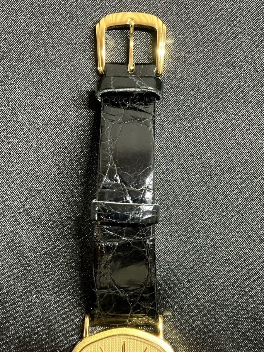 E/2014 セイコー ドルチェ 14Kベゼル ゴールド SEIKO Dolce 稼動品 腕時計_4