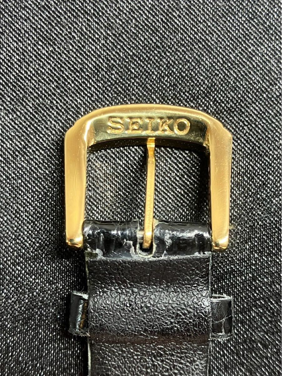 E/2014 セイコー ドルチェ 14Kベゼル ゴールド SEIKO Dolce 稼動品 腕時計_6