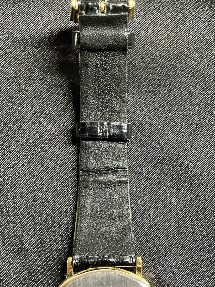 E/2014 セイコー ドルチェ 14Kベゼル ゴールド SEIKO Dolce 稼動品 腕時計_7