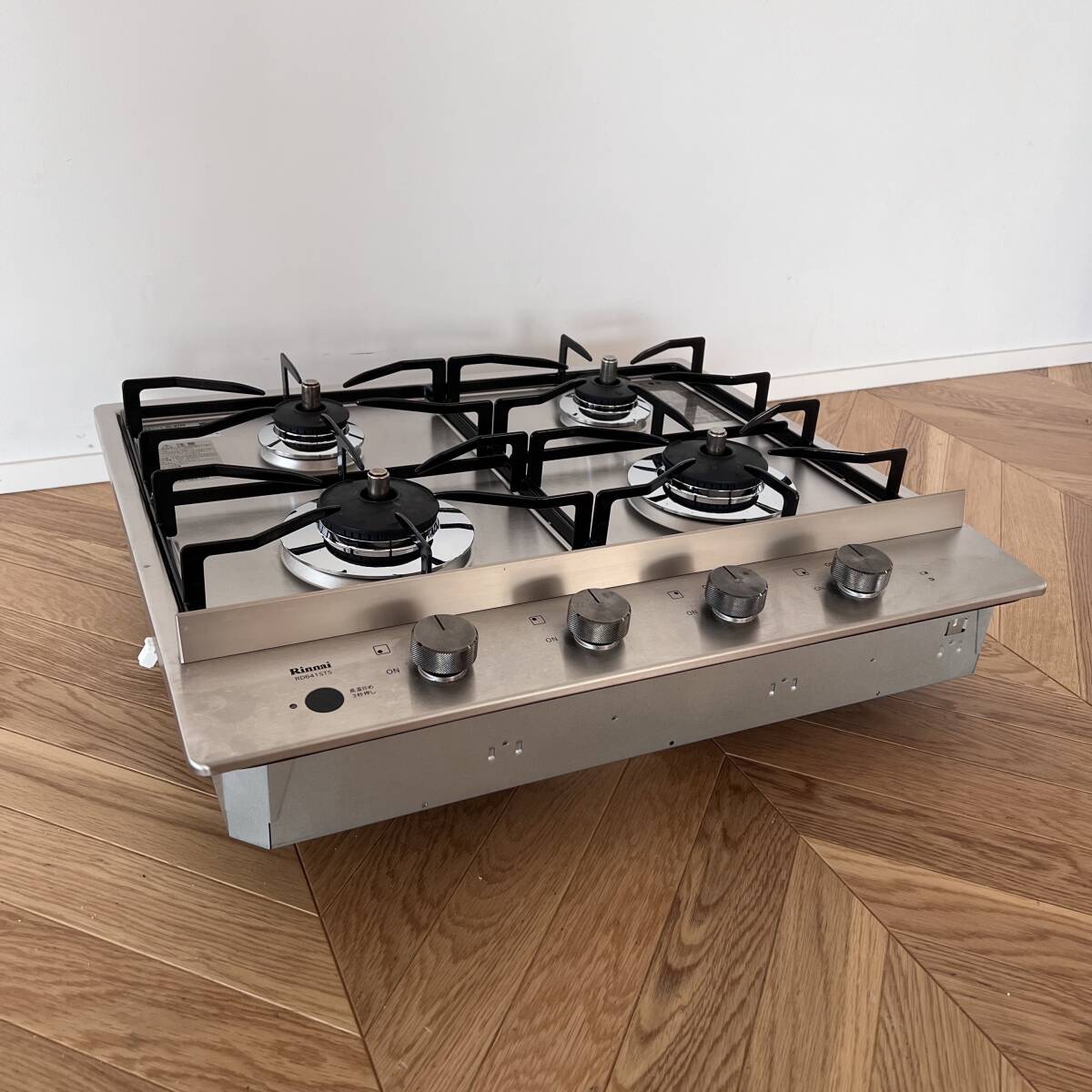 美品！ ☆ Rinnai システムキッチン用 ドロップインコンロ RD641STS 
