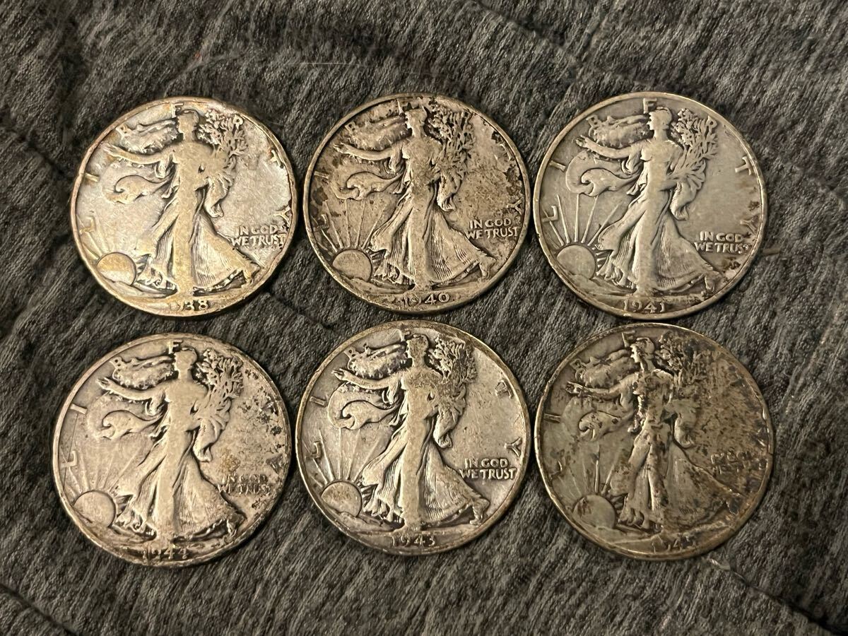 外国 貨幣 アメリカ ドル U.S Half Dollar 50セント 50cent 古銭