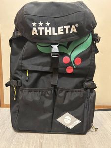 中古・美品★ アスレタ　バッグパック　リュック　35L ブラック　
