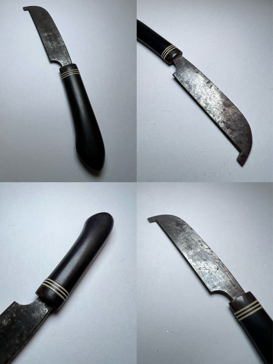 香道具『 香割道具 紫/黒檀 香割道具六つ一式 』箱付 在銘 # 香木＊お香＊沈香＊伽羅＊香道＊聞香＊六国五味＊志野流＊御家流_5