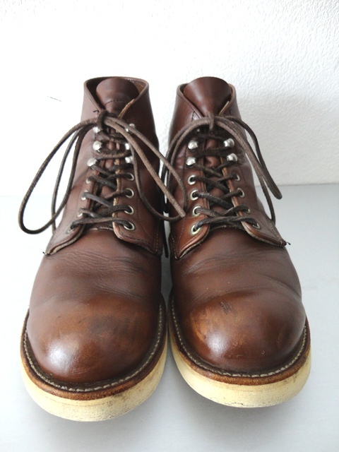 90's/USA製/REDWING:レッドウイング/8163/刺繍羽タグ/プレーントゥ