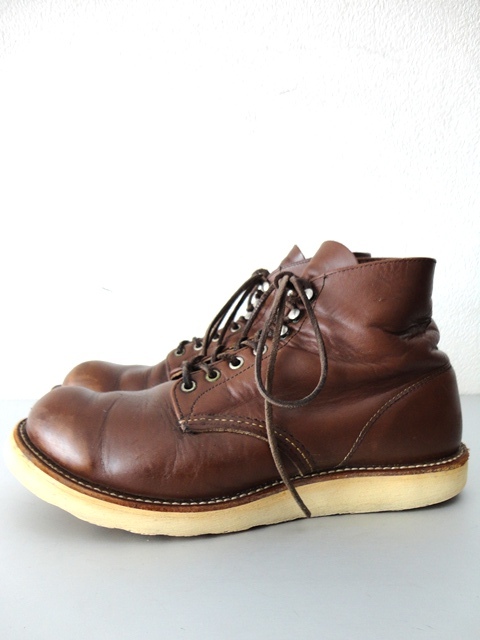 90's/USA製/REDWING:レッドウイング/8163/刺繍羽タグ/プレーントゥ