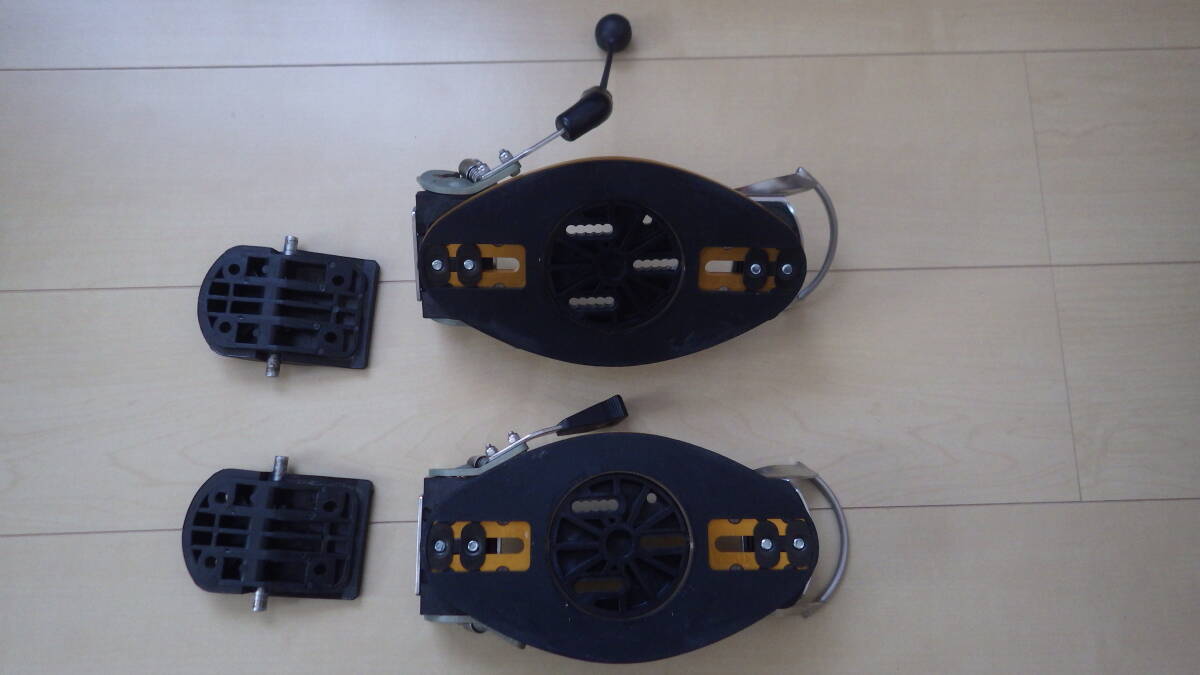 ☆SHR Step-in BINDINGS + ヒールアダプター+UNIVERSAL CANT 　used_3