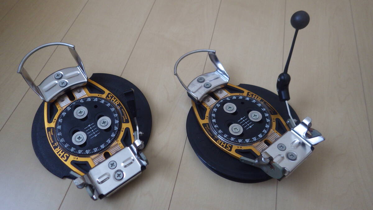 ☆SHR Step-in BINDINGS + ヒールアダプター+UNIVERSAL CANT 　used_5