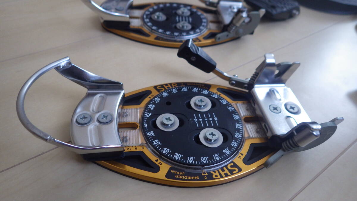 ☆SHR Step-in BINDINGS + ヒールアダプター+UNIVERSAL CANT 　used_8