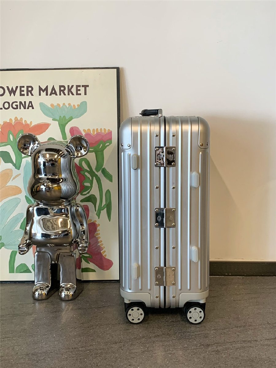 Rimowa Original Cabin Twist 35L スーツケース キャリーケース アルミニウム ブラック持ち手 シルバー_3