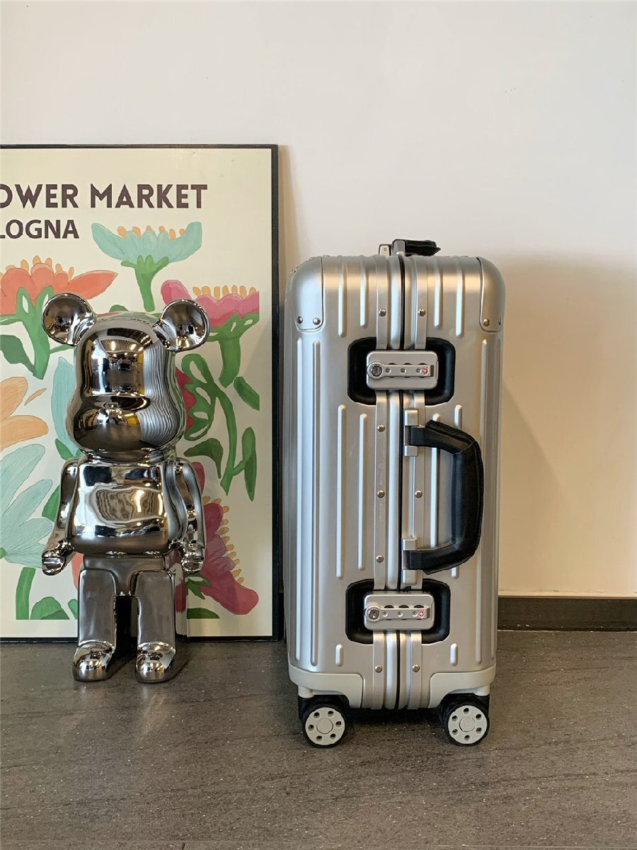 Rimowa Original Cabin Twist 35L スーツケース キャリーケース アルミニウム ブラック持ち手 シルバー_4