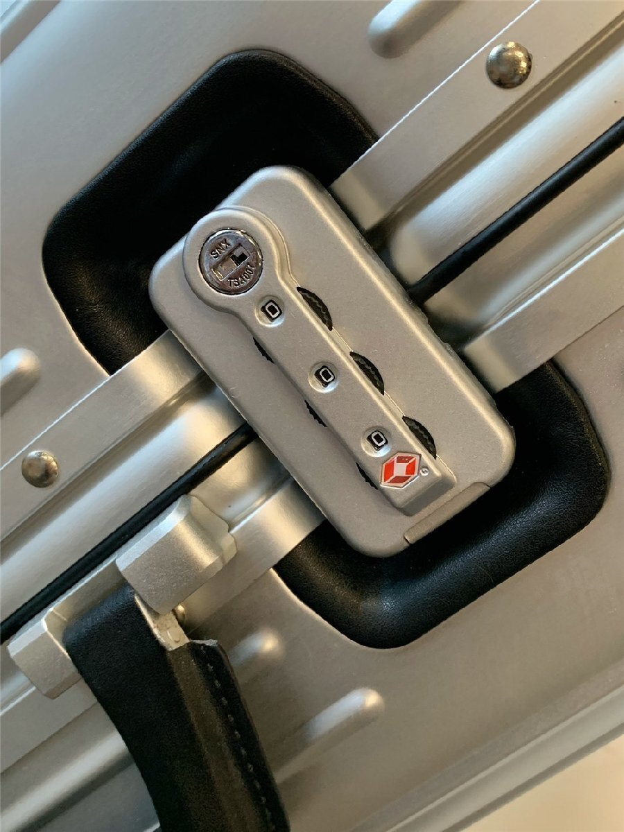 Rimowa Original Cabin Twist 35L スーツケース キャリーケース アルミニウム ブラック持ち手 シルバー_8